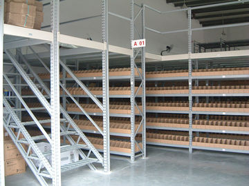 Système à usage moyen de défilement ligne par ligne de mezzanine de supports d'étagère pour l'industrie de pièces d'auto