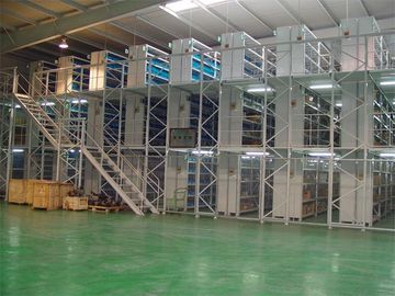 système en acier de défilement ligne par ligne de cargaison de mezzanine lâche d'actions de la capacité grise et grande du plancher 2 ou 3