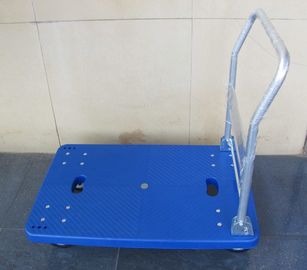 chariot en plastique pliable à centrums logistiques avec bleu/gris, capacité 150kg