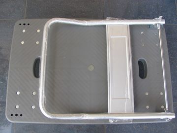 chariot en plastique pliable à centrums logistiques avec bleu/gris, capacité 150kg