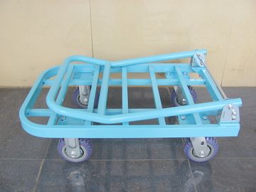 équipements pliables d'entrepôt de chariot à tube en acier pour le supermarché, usine